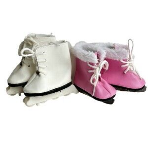 18" Doll Roller Blades Ice Skates Fits American Girl Our Generation My Life Doll